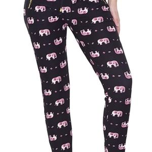 Cute Pink Elephant joggers